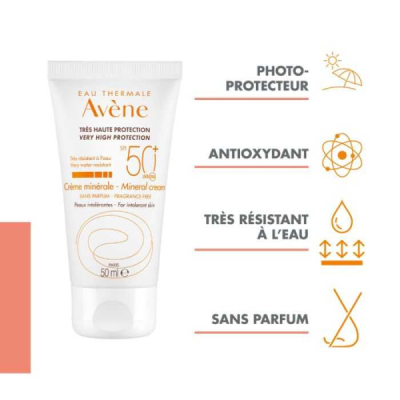 AVENE - Solaire creme minerale spf50+ 50 ml | DERMO