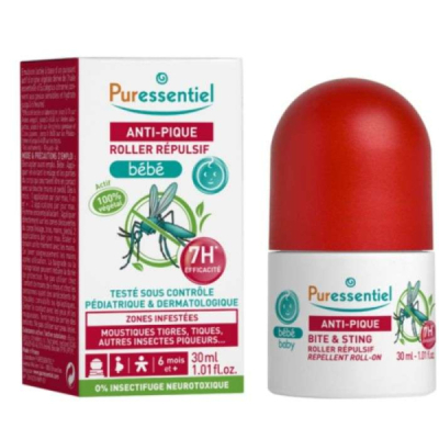 PURESSENTIEL - Anti pique roller repulsif bebe 30 ml | DERMO