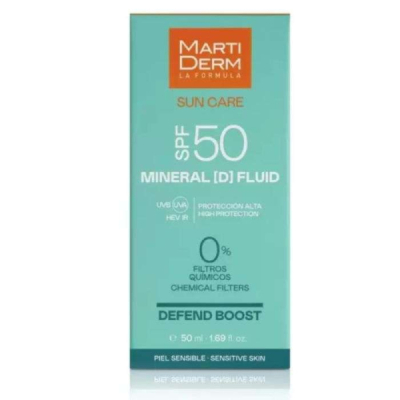 MARTIDERM - Sun care mineral d fluid spf 50 defend boost 50