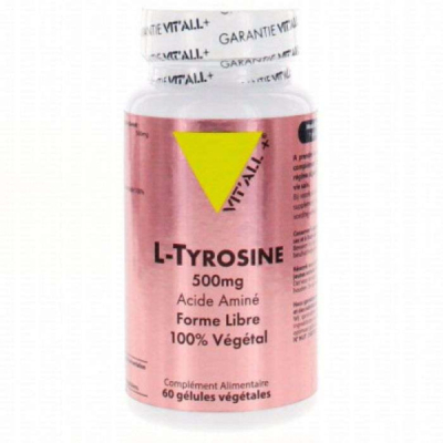 VIT'ALL+ - L tyrosine 500 mg 60 gelules | DERMO