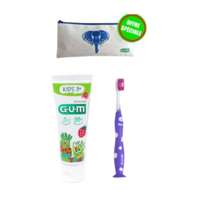 GUM - Trousse kids 3 ans + | DERMO