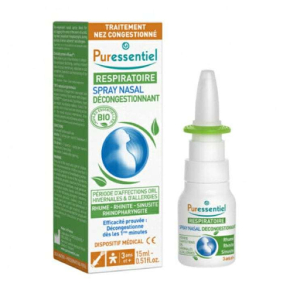 PURESSENTIEL - Respiratoire spray nasal decongestionnant 15