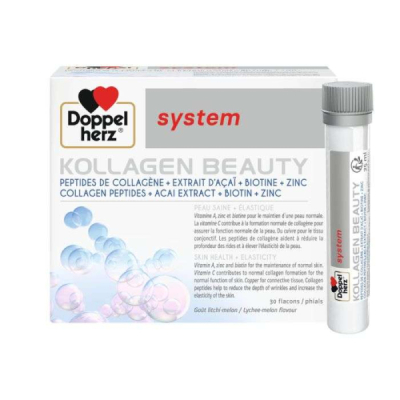 DOPPELHERZ - Kollagen beauty 30 flacons | DERMO