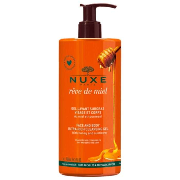 NUXE - Reve de miel gel lavant surgras 750 ml