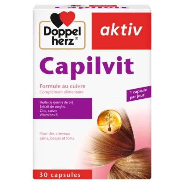 DOPPELHERZ - Aktiv capilvit 30 capsules