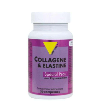 VIT'ALL+ - Collagene et elastine 30 comprimes | DERMO