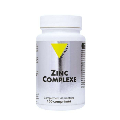 VIT'ALL+ - Zinc complexe 100 comprimes | DERMO