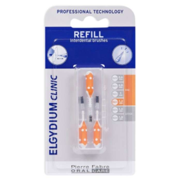 ELGYDIUM - Clinic recharge refill orange brossettes interdentaires