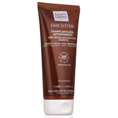 MARTIDERM - Hair system anti chute shampoing anti sebum 200