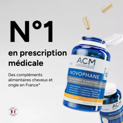 ACM - Novophane complement alimentaire 180 gelules | DERMO