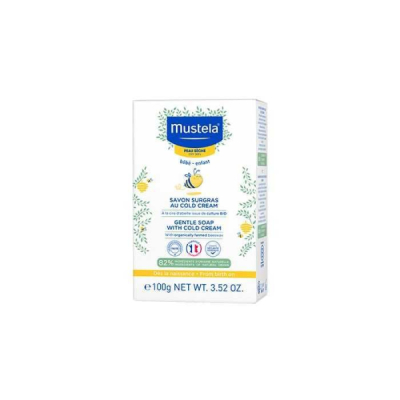 MUSTELA - Savon surgras au cold cream 100g | DERMO