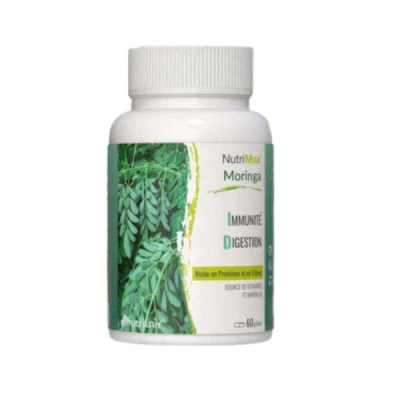 NUTRIMAX - Moringa 60 gelules dosees a 380 g | DERMO