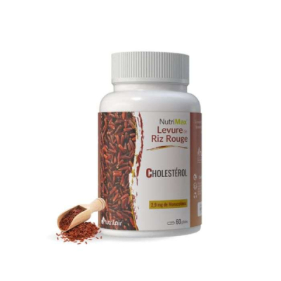 NUTRIMAX - Levure de riz rouge 60 gelules a 240 mg | DERMO