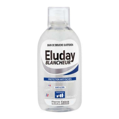 ELGYDIUM - Eluday bain de bouche blancheur 500 ml | DERMO