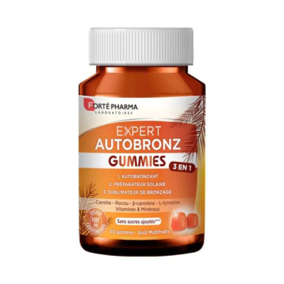 FORTE PHARMA - Expert autobronz gummies 3 en 1 gout