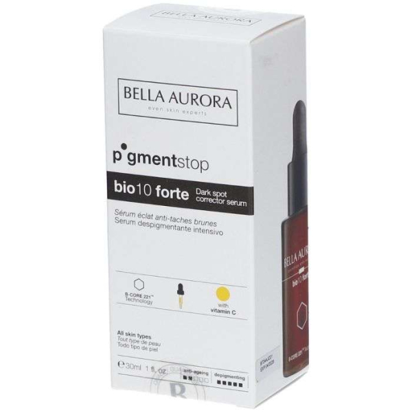 BELLA AURORA - Pigment stop bio 10 forte serum eclat tout type de peau 30 ml