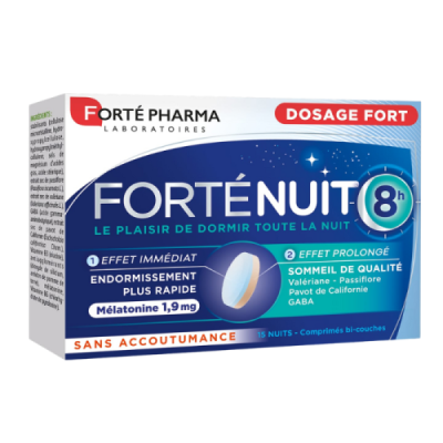 FORTE PHARMA - Forte nuit melatonine 1.9 g 15 comprimes