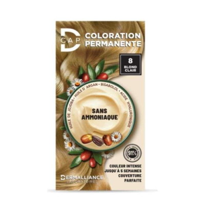 D-CAP - Coloration permanente n 8 blond clair | DERMO