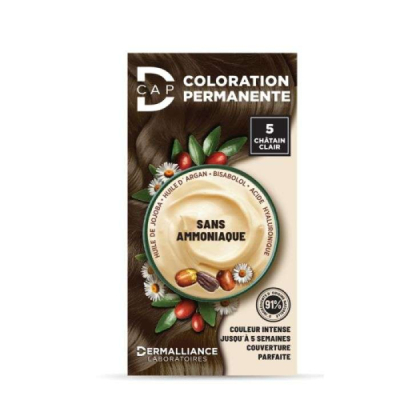 D-CAP - Coloration permanente n 5 chatain clair | DERMO