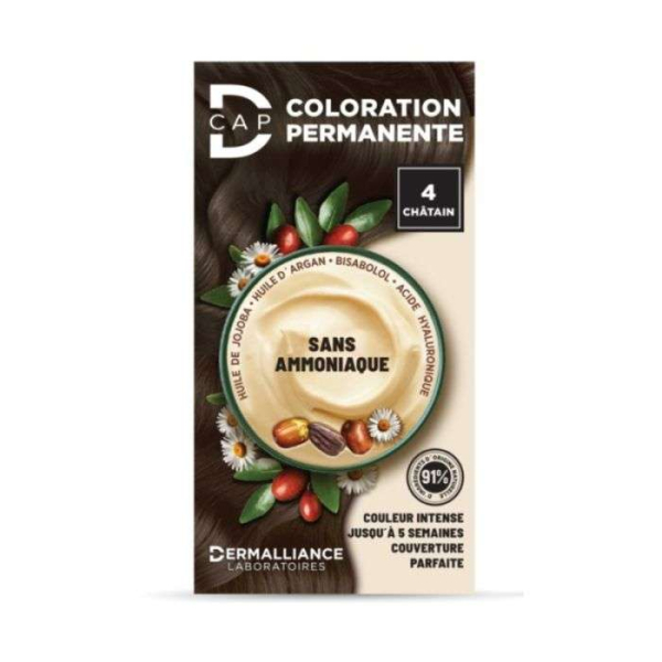 D-CAP - Coloration permanente n 4 chatain