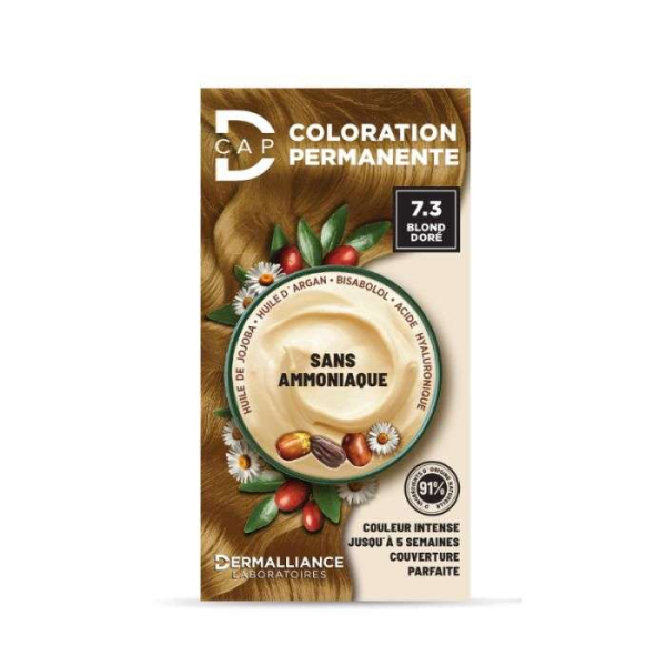 D-CAP - Coloration permanente n 7.3 blond dore