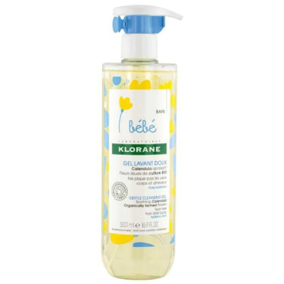 KLORANE - Bebe gel lavant doux au calendula 500 ml | DERMO