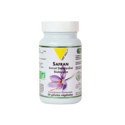 VIT'ALL+ - Safran 30 gelules vegetales | DERMO