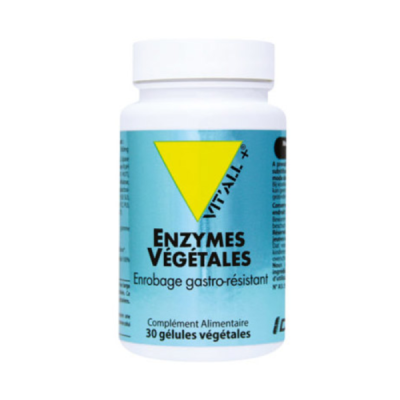 VIT'ALL+ - Vittall + enzymes vegetal 30 gelules | DERMO