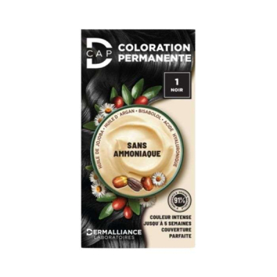 D-CAP - Coloration permanente n 1 noir | DERMO