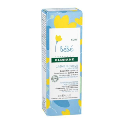 KLORANE - Bebe creme nutritive cold creme 40 ml | DERMO