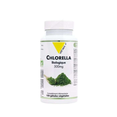VIT'ALL+ - Chlorella 500 mg 100 gelules vegetales | DERMO
