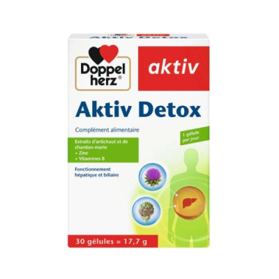 DOPPELHERZ - Aktiv detox 30 gelules | DERMO