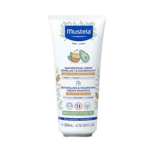 MUSTELA - Shampooing creme demelant et nourrissant 200ml