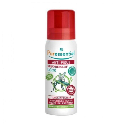 PURESSENTIEL - Anti pique spray repulsif bebe 60ml | DERMO