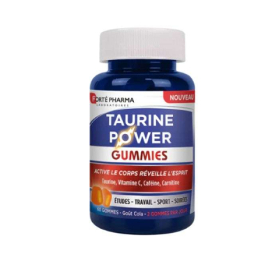 FORTE PHARMA - Taurine power gummies 60 gummies gout cola