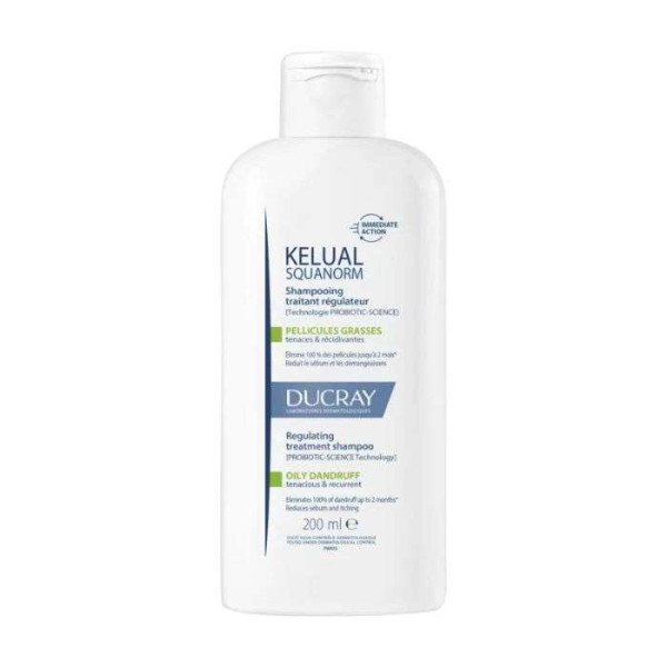 DUCRAY - Kelual squanorm shampooing traitant regulateur pellicules grasses 200ml
