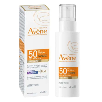 AVENE - Creme solaire anti age spf 50 fluide 40 ml | DERMO
