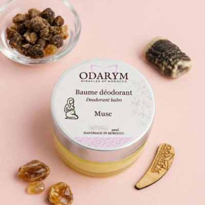 ODARYM - Baume deodorant musc femme enceinte et allaitente