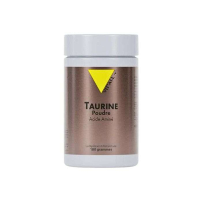 VIT'ALL+ - Taurine poudre acide amine 180 grammes | DERMO
