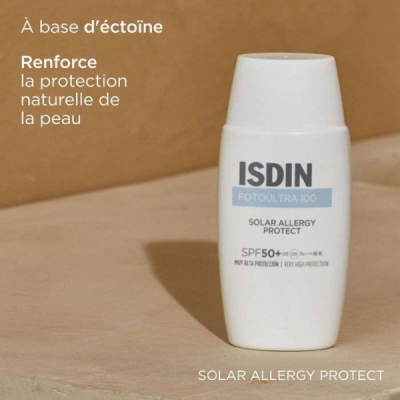 ISDIN - Ecran solaire 100 solar allergy protect spf 50+ 50