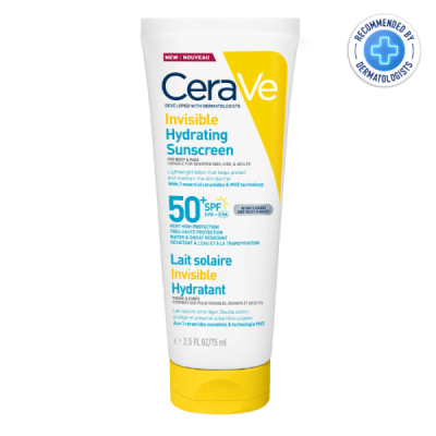 CERAVE - Lait solaire invisible hydratant 75 ml | DERMO