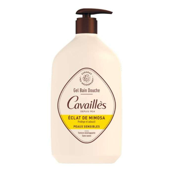 ROGE CAVAILLES - Gel bain douche eclat de mimosa peaux sensibles 1 l