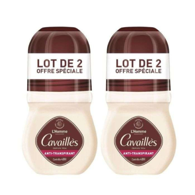 ROGE CAVAILLES - Lot de 2 anti transpirant homme controle