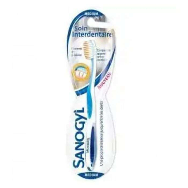 SANOGYL - Brosse a dents medium soin interdentaire