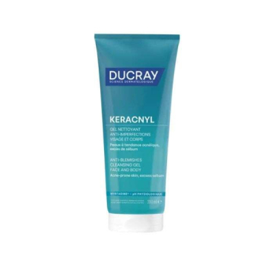 DUCRAY - Keracnyl gel moussant 200 ml | DERMO