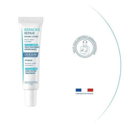 DUCRAY - Keracnyl repair baume levres 15 ml | DERMO