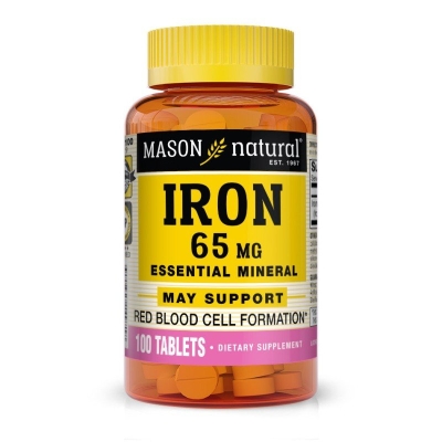 Mason Natural Fer 65mg 100 Comprimés | DERMO