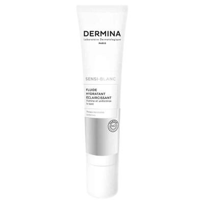 Dermina Sensi-Blanc Fluide Hydratant 40ml | DERMO
