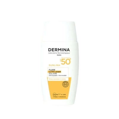 Dermina Sunlina Fluide Ultra Léger SPF 50+ | DERMO