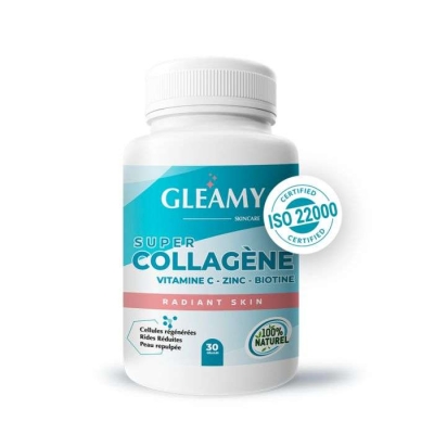 Gleamy Super Collagène 30 Gélules | DERMO